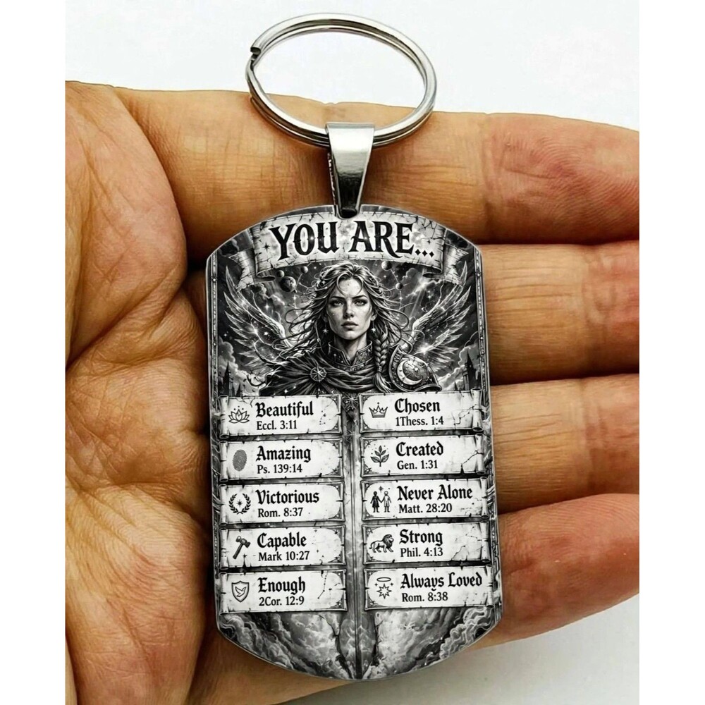 God Lord Jesus Christ Stainless Keychain Reminder Faith Bless Faith You Amazing